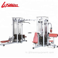 Entegre Ticari Fitness Makineleri 4 Çoklu İstasyon